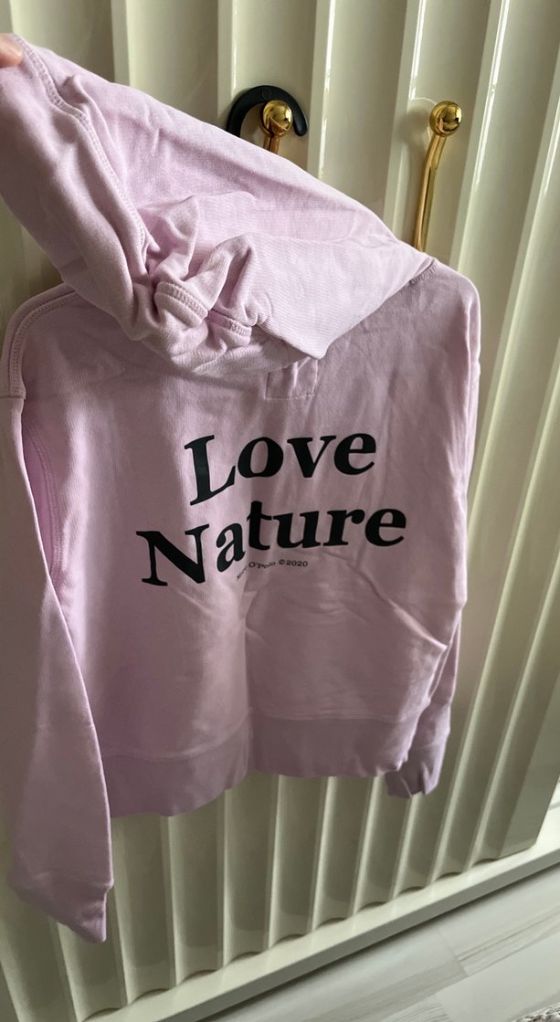 Pembe Kadın Oversize Sweatshirt - Görsel 2