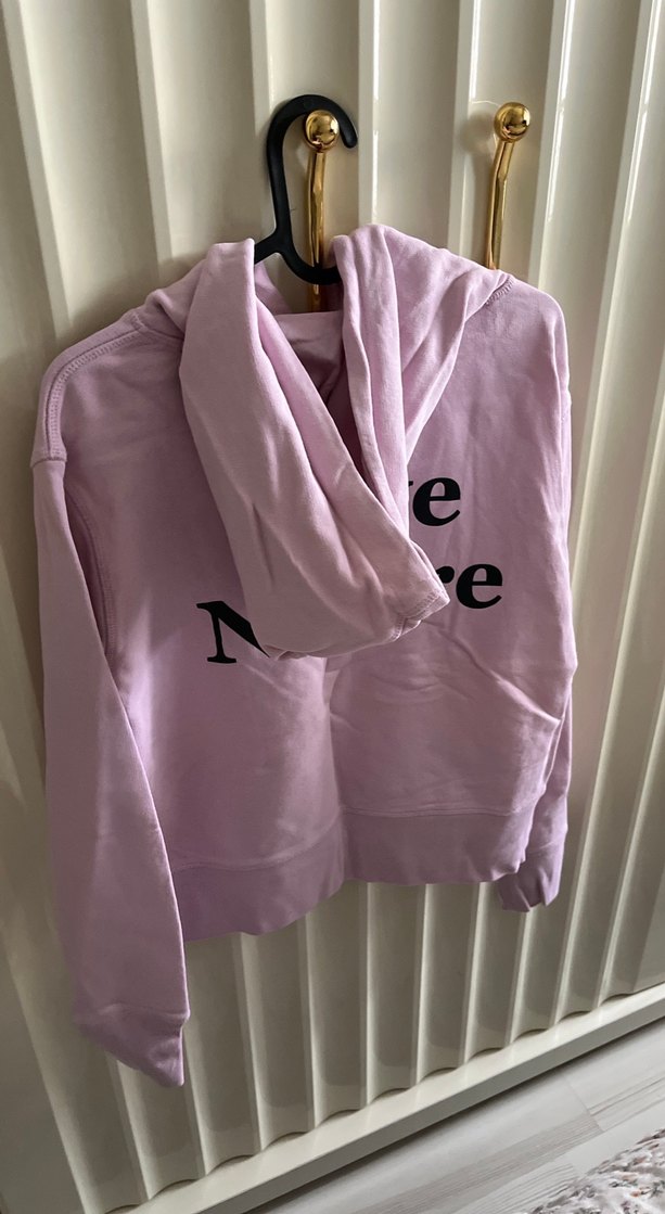 Pembe Kadın Oversize Sweatshirt - Görsel 3