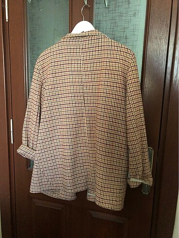 Diğer Desenli Pembe Blazer Ceket