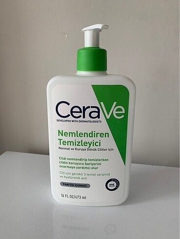 Cerave Nemlendiren temizleyici?
