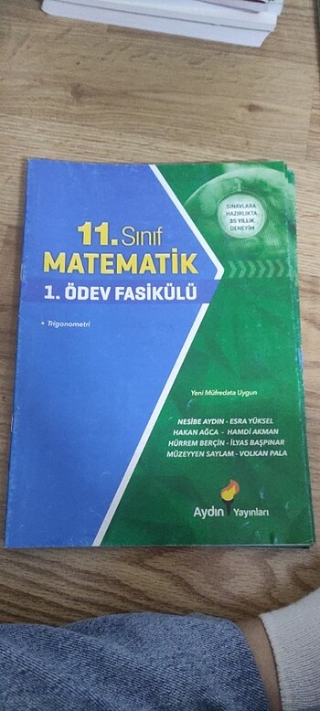 Aydın yayınları 6 fasikül matematik 11. Sinif