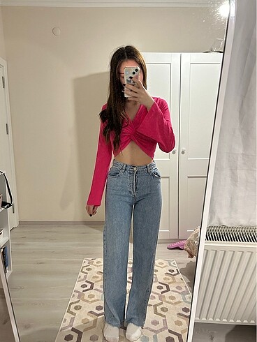 34 Beden mavi Renk Mango Nora Jean