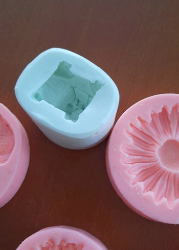 8 adet mum , epoksi silikon kalıp - Görsel 5