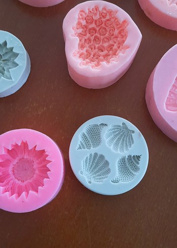 8 adet mum , epoksi silikon kalıp - Görsel 8