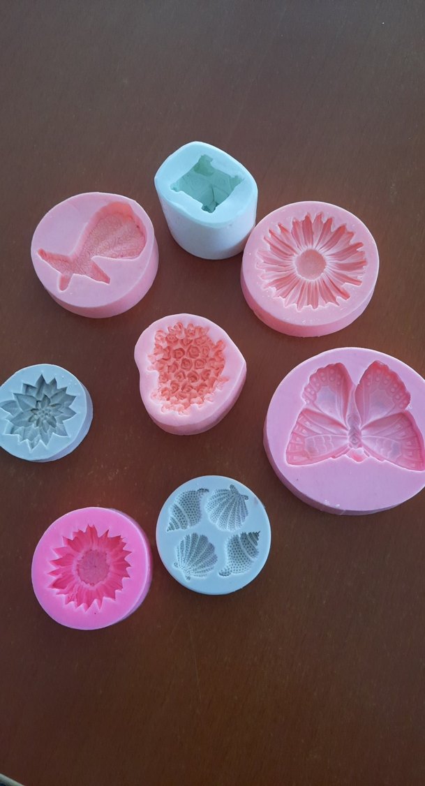 8 adet mum , epoksi silikon kalıp - Görsel 2