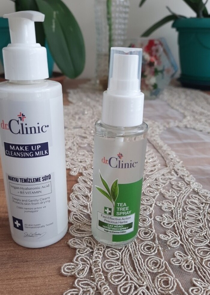 Dr. Clinic .makyaj temizleme sütü ve aloe vera acil durum sprayı - Görsel 3