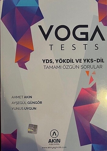 Akın Dil Voga Test Kitabı