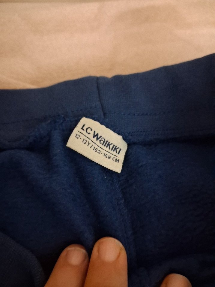 Mavi Fermuarlı Erkek Çocuk Eşofman Altı - Görsel 2