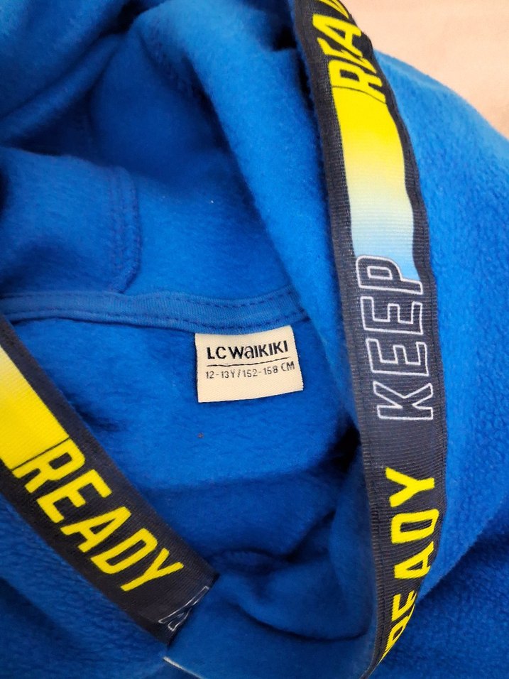 Mavi Fermuarlı Erkek Çocuk Eşofman Altı - Görsel 5