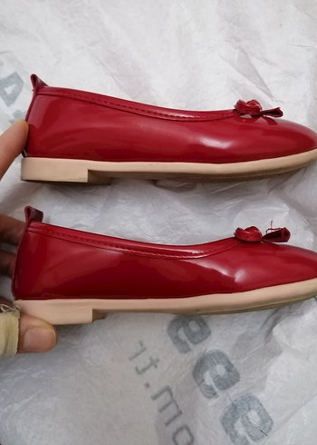 Kız Çocuk Kırmızı Fiyonklu Babet - Görsel 4