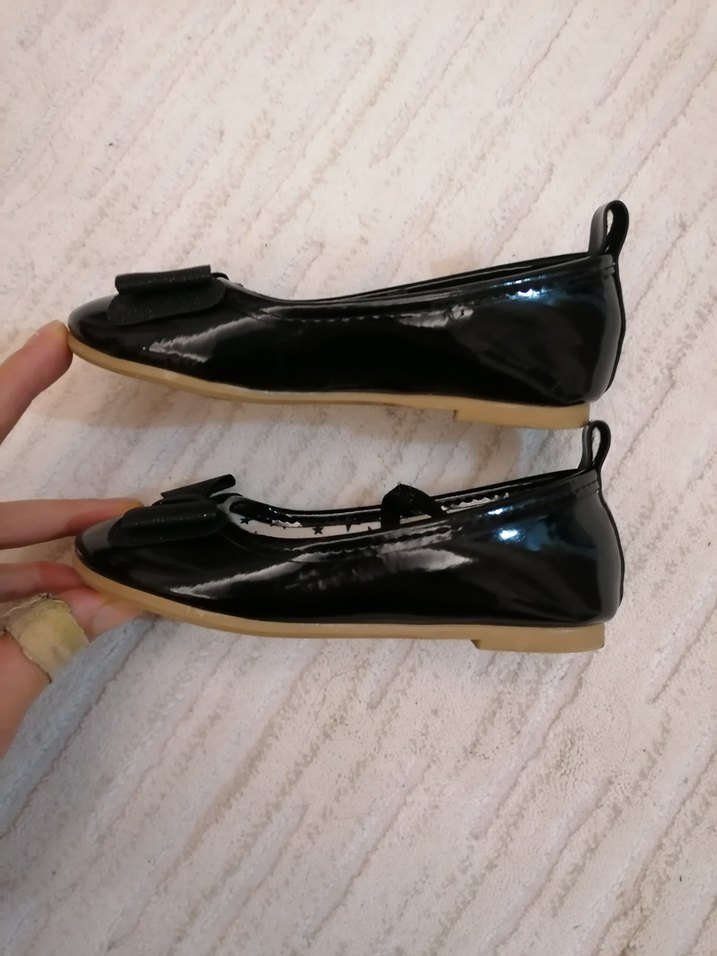 Kız çocuk siyah babet - Görsel 3