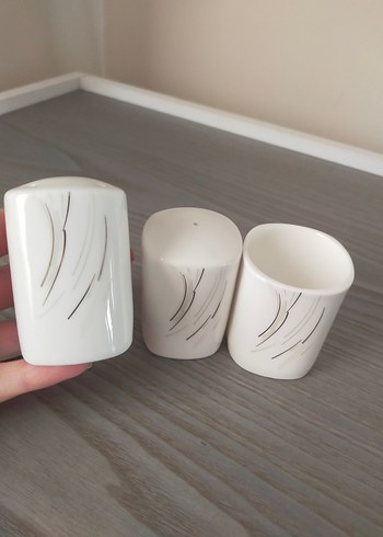 sıfır 3lü tuzluk seti - Görsel 2