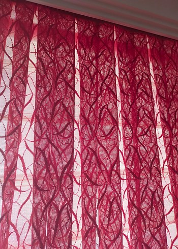 sıfır ayarında 2 parça tül fon perde - Görsel 2