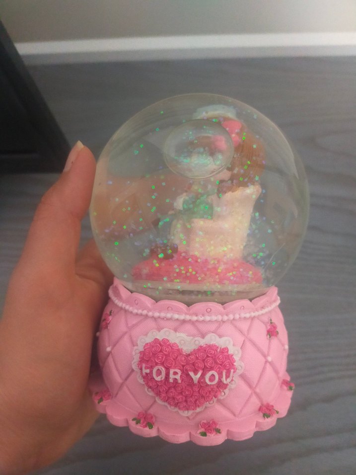 sıfır büyük boy müzikli kar küresi - Görsel 3