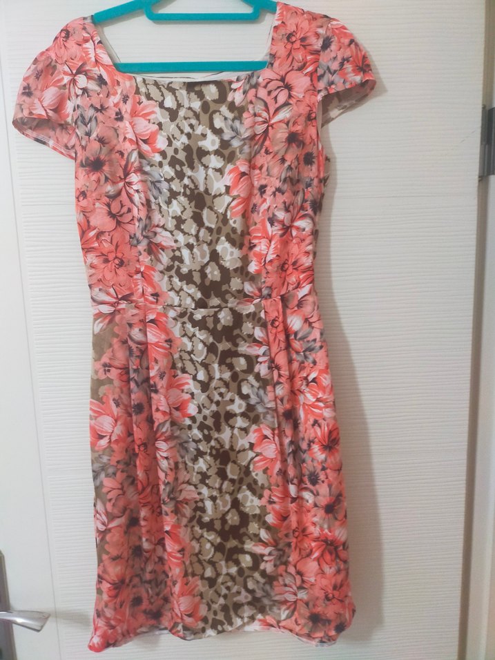 sıfır saten elbise - Görsel 2