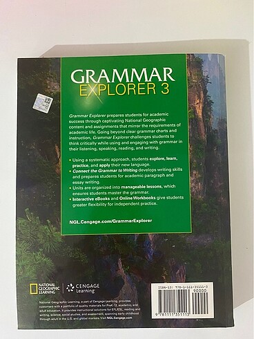 İngilizce Hazırlık Kitabı National Geographic Grammar Explorer 3