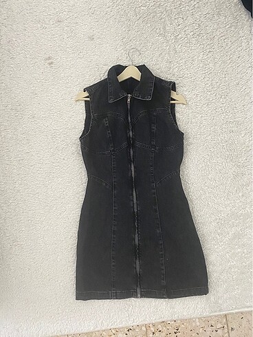 Denim elbise