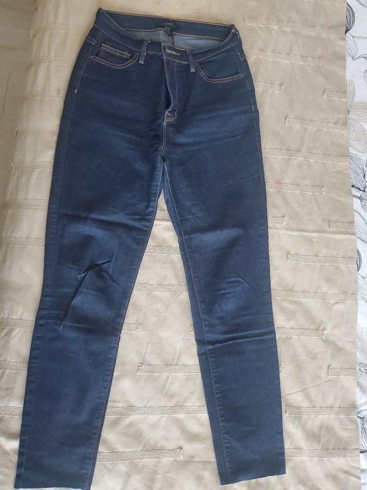 Forever21 Kadın Lacivert Normal Boy Kot Pantolon - Görsel 2