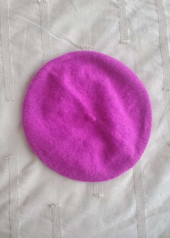 Fuşya Kadın Ressam Bere - Görsel 2