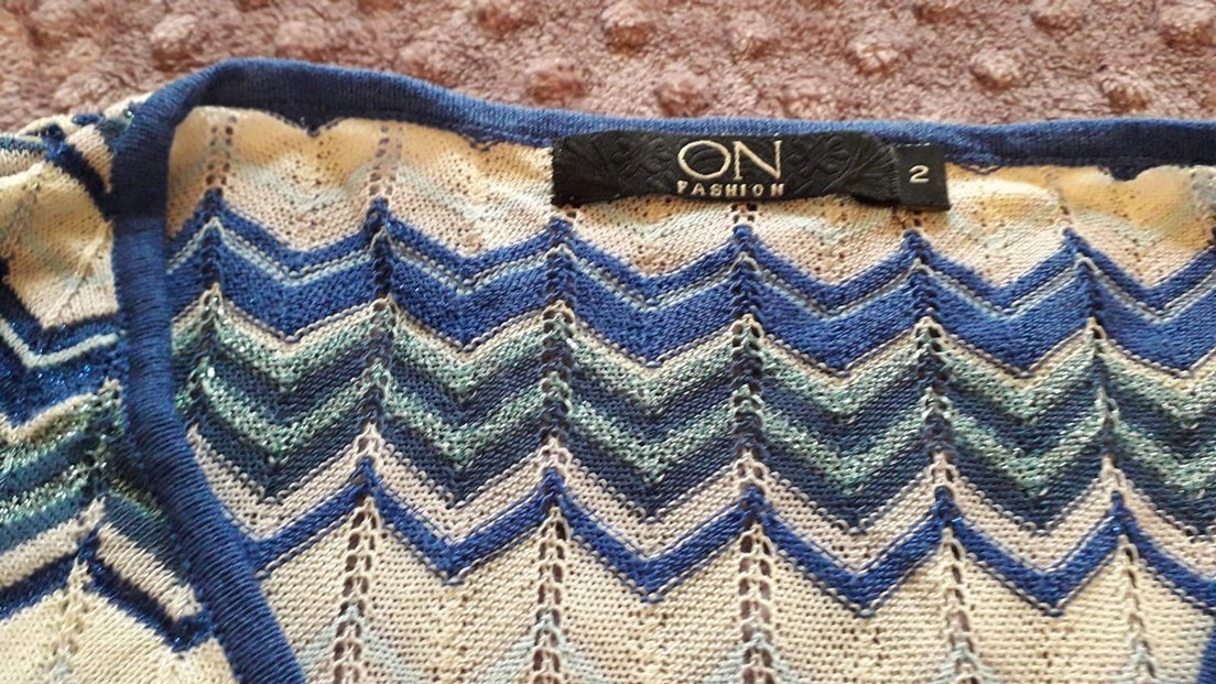 Mavi Bohem Triko Bluz - Görsel 3