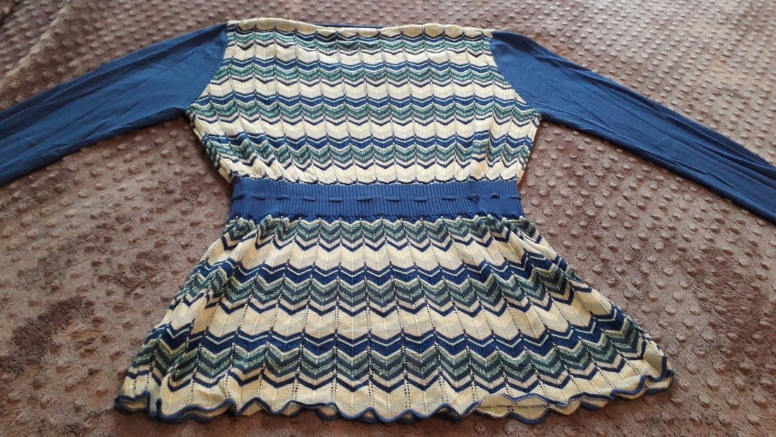 Mavi Bohem Triko Bluz - Görsel 2