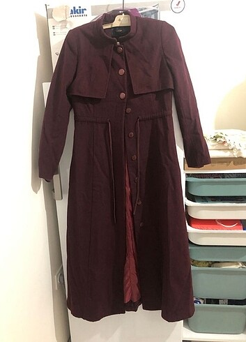 Uzun kadın kaban mont - Görsel 2