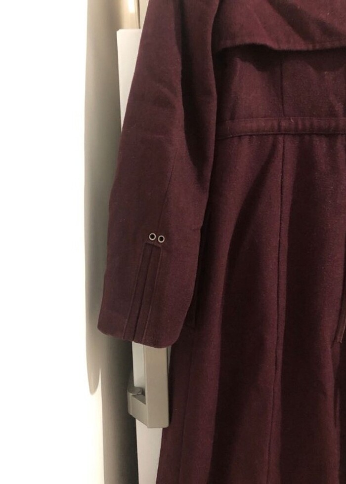 Uzun kadın kaban mont - Görsel 3