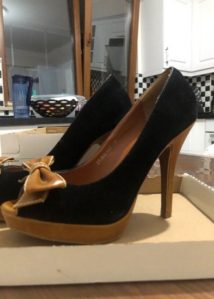 Kadın topuklu ayakkabı  - Görsel 3