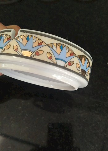 Beyaz Queen Nefertiti Temalı Küllük - Görsel 4