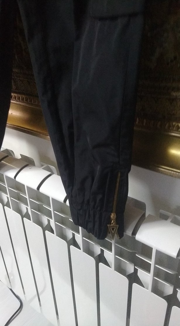 Siyah Kadın Bol Kesim Denim Pantolon - Görsel 4