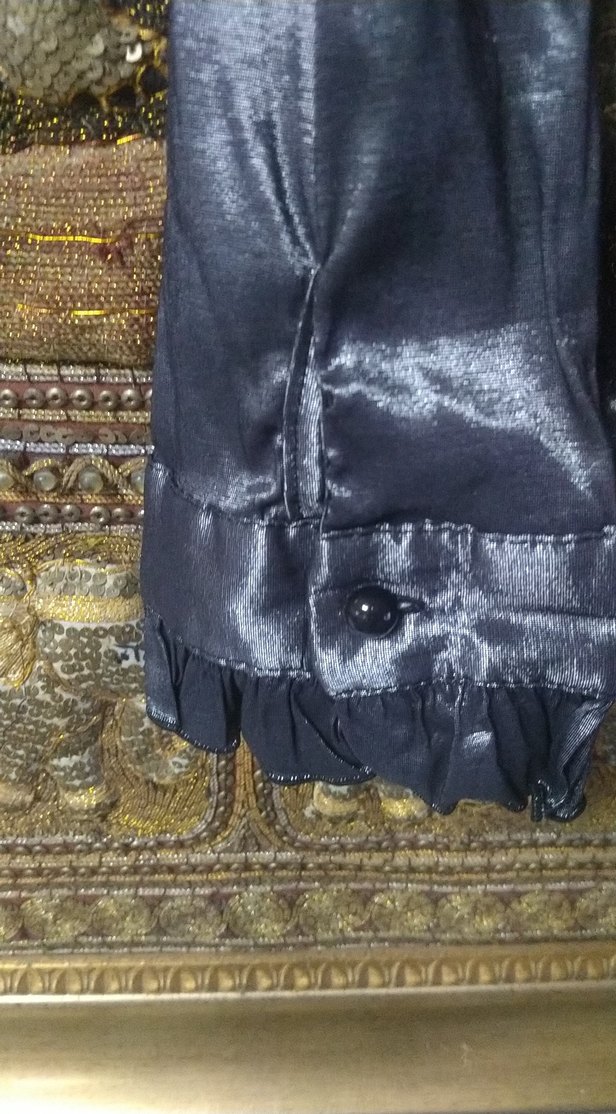 gümüş saten gomlek - Görsel 3