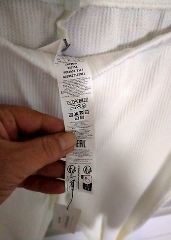 Beyaz Midi Kadın Kumaş Pantolon - Görsel 7