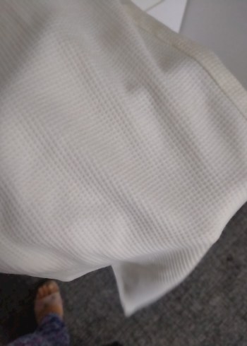 Beyaz Midi Kadın Kumaş Pantolon - Görsel 5