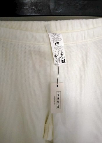 Beyaz Midi Kadın Kumaş Pantolon - Görsel 2