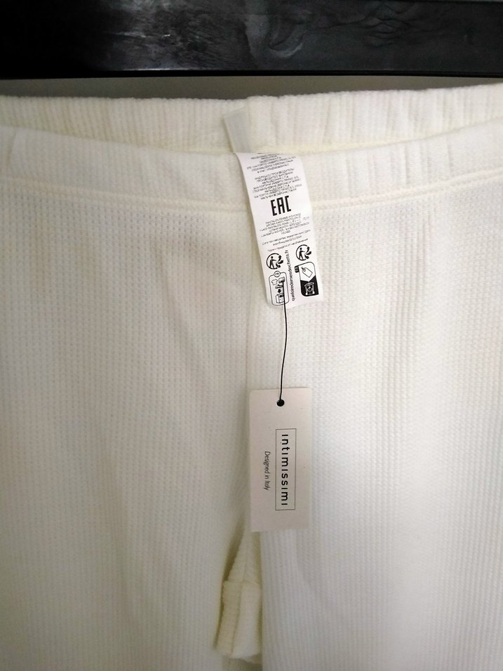 Beyaz Midi Kadın Kumaş Pantolon - Görsel 2