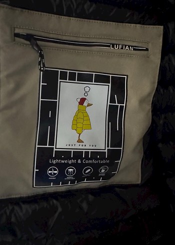 Lufian donald kaz tüyü bej erkek mont - Görsel 8