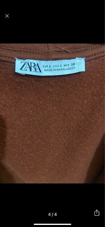 l Beden bordo Renk ZARA YELEK