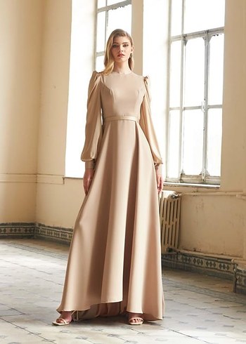 40 Beden Yusra Collection Violet Özel Gün Elbisesi