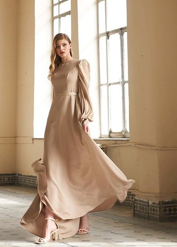 Yusra Collection Violet Özel Gün Elbisesi