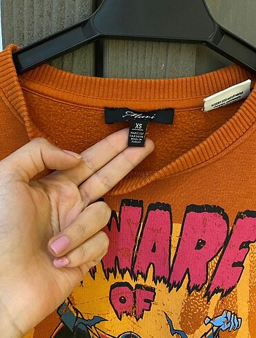 s Beden #mavi marka lisanlı Scooby Doo sweat