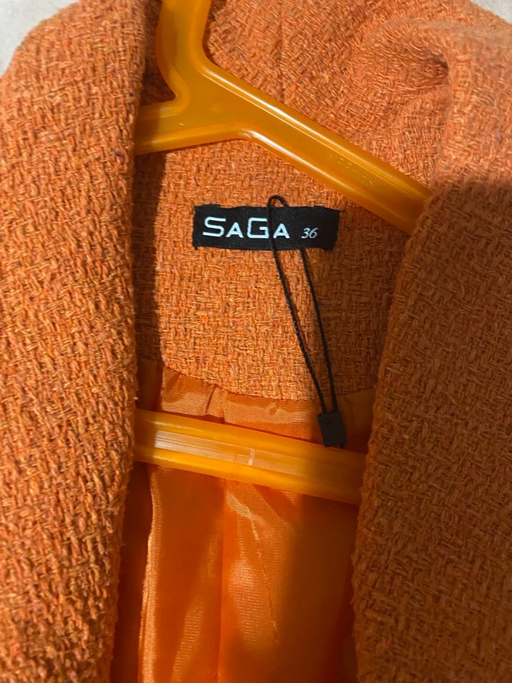 Düğmeli Kahverengi Midi Kadın Kaban - Görsel 4