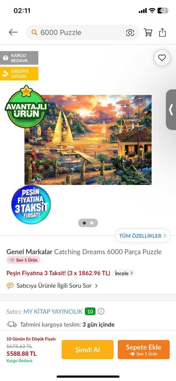 Trefl 6000 Parça Renkli Puzzle - Görsel 2
