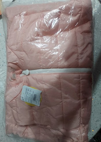 LCW Kids Pembe Kapüşonlu Basic Kız Çocuk Şişme Yelek - Görsel 4