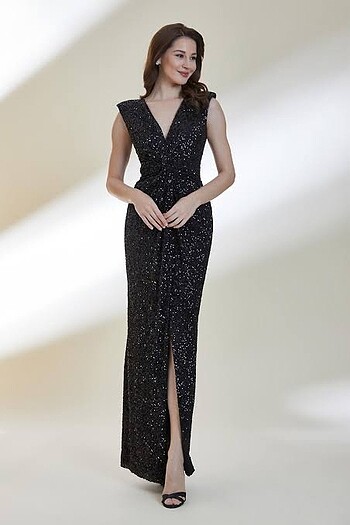 Siyah abiye - Görsel 4