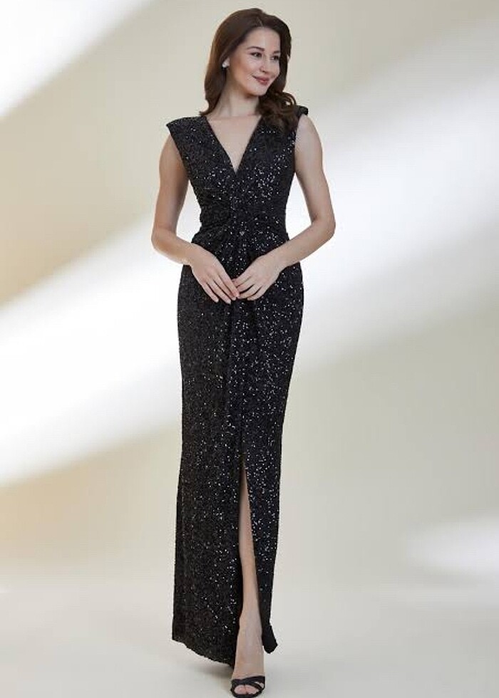 Siyah abiye - Görsel 4