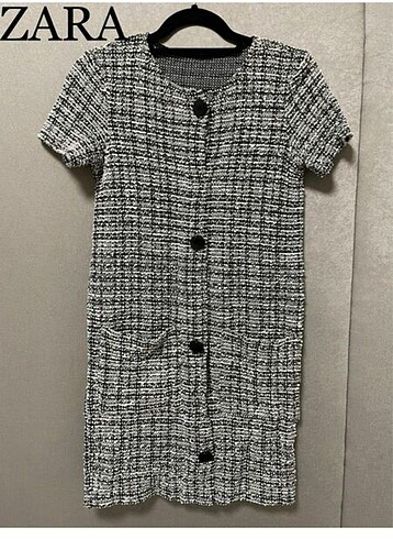 Zara tüvit elbise - Görsel 2