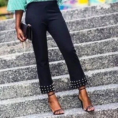 Zara incili pantolon - Görsel 2