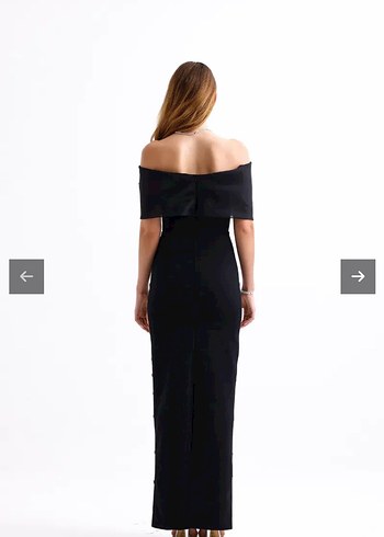 Uzun Siyah Elbise - Görsel 3