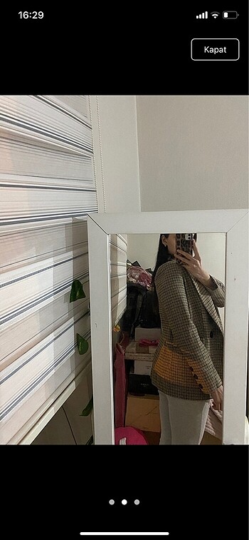 Trendyol & Milla Kemerli blazer ceket
