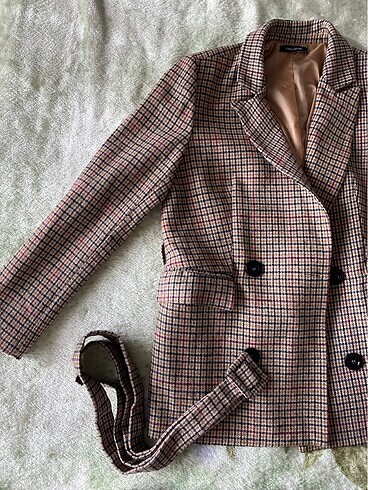 m Beden Kemerli blazer ceket